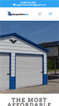 Mobile Screenshot of eaglecarportsales.com